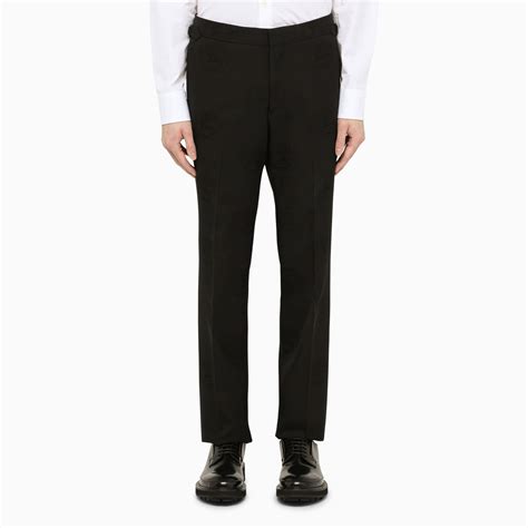 pantalone smoking fascia laterale burberry
